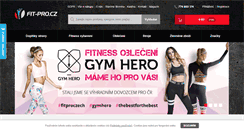 Desktop Screenshot of fit-pro.cz